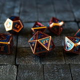 Dragon Scale Metal DND Dice Set