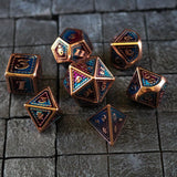 Dragon Scale Metal DND Dice Set