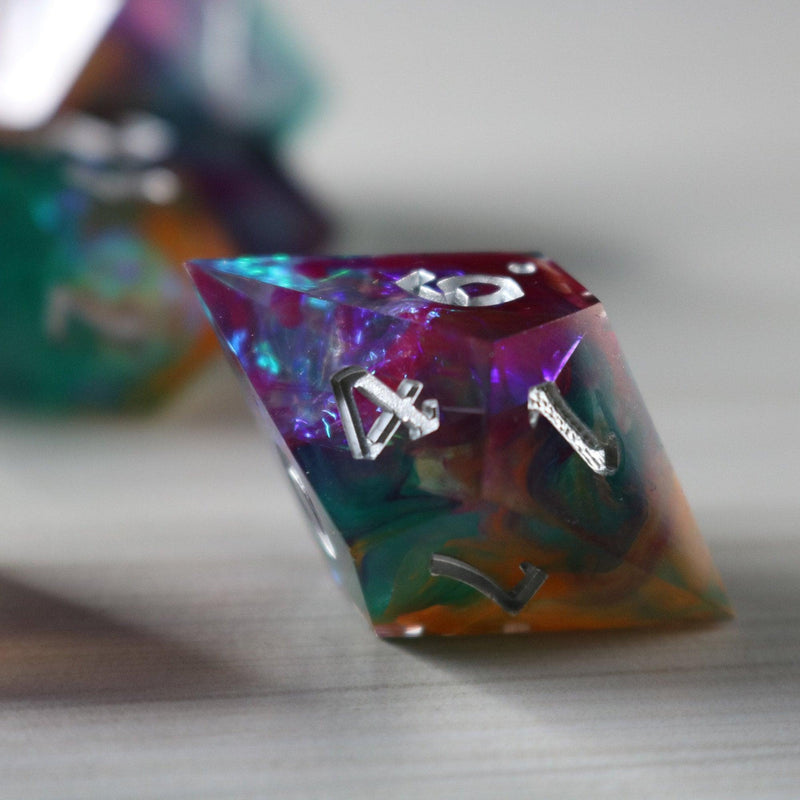 Handmade Resin DND Dice Set