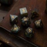 Labradorite Gemstone DND Dice Set