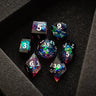 Lightning Handmade Resin DND Dice Set