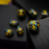 Retro Handmade Resin DND Dice Set