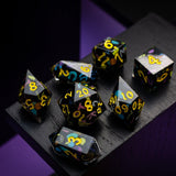 Retro Handmade Resin DND Dice Set