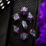 Space Bear Handmade Resin DND Dice Set