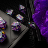 Space Bear Handmade Resin DND Dice Set