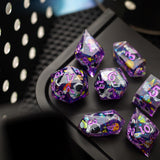 Space Bear Handmade Resin DND Dice Set