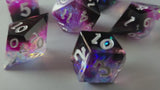 Lightning Handmade Resin Dice Set RPG Game DND MTG Tabletop Gaming