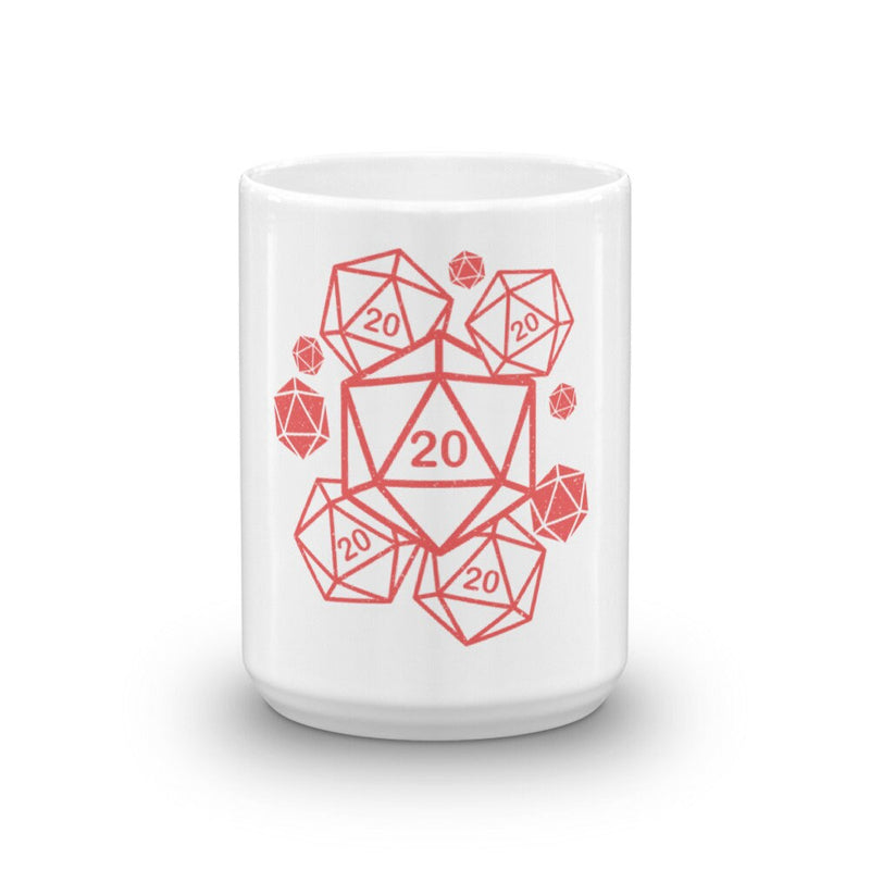 Etsy Mug- Dice Art - DND - Gift For Dnd- Coffee - D20 Gift- Game Master - Adventure - RPG
